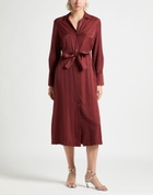 Peserico Womens Midi dress Chocolate in Brown