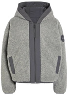 Canada Goose Alberni Reversible Fleece Bomber Jacket Grey