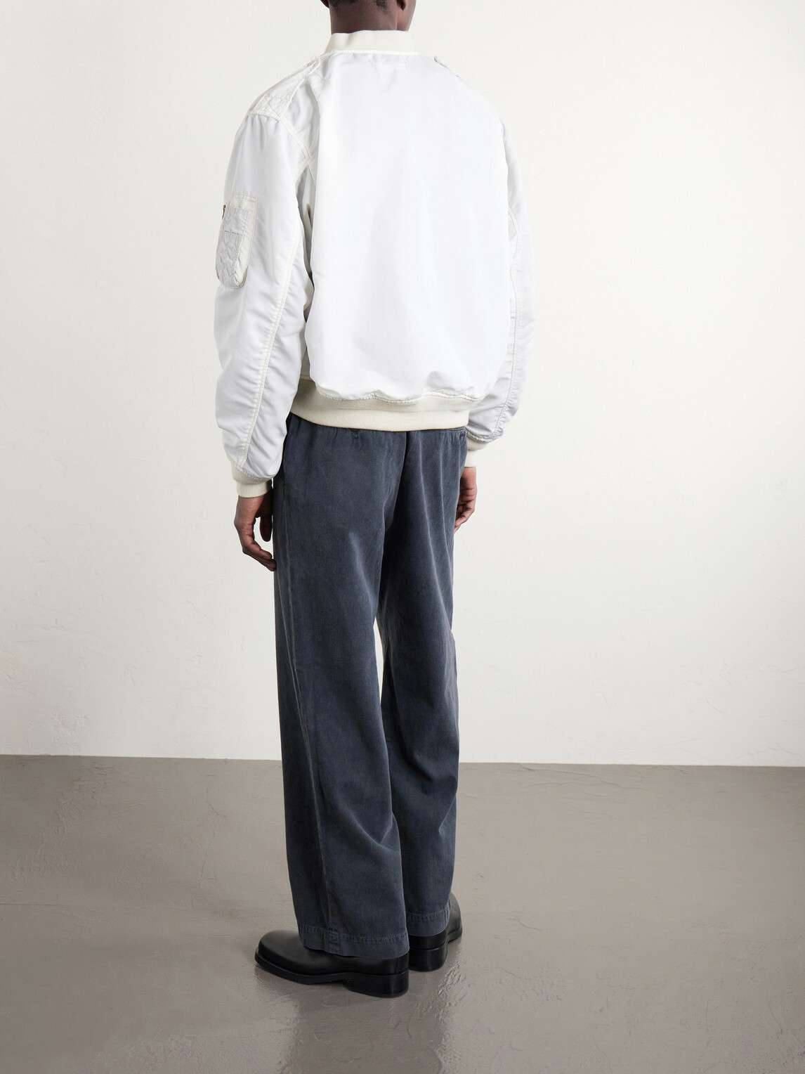 Remi Relief - Shell Blouson Jacket - White