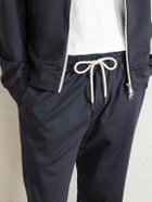 Moncler - Tapered Jersey Sweatpants - Blue