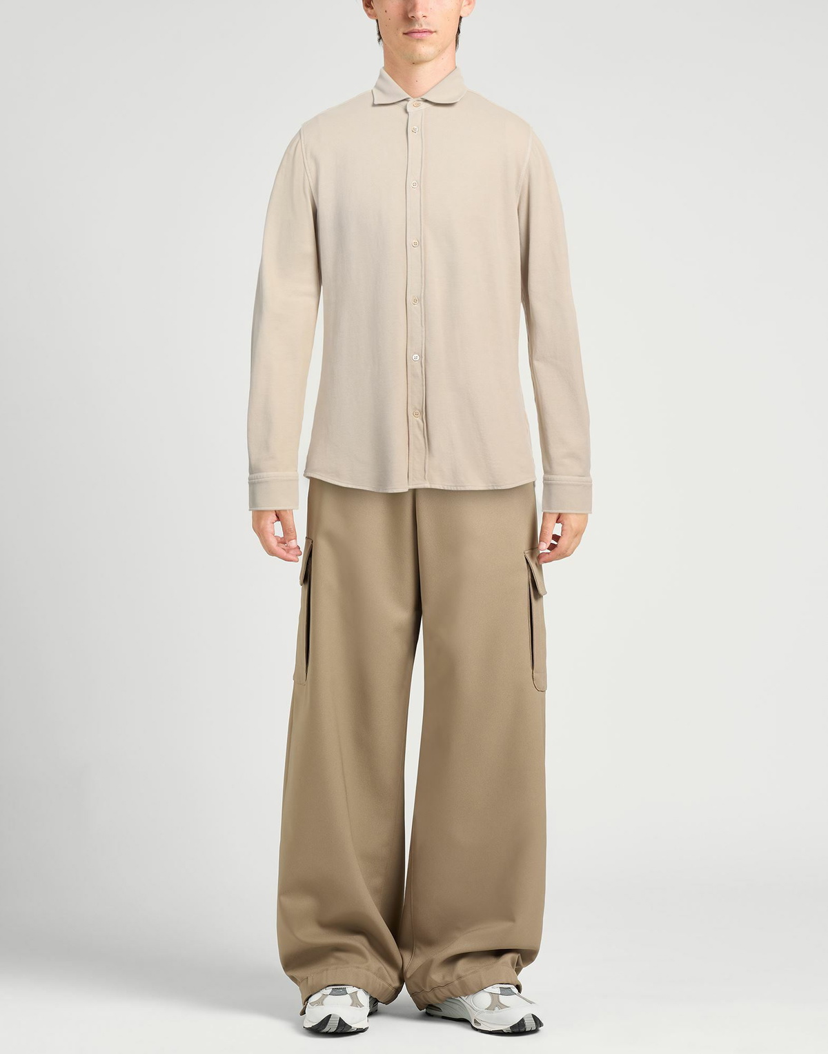 Circolo 1901 Mens Shirt in Beige