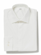 Mr P. - Cotton Bib-Front Tuxedo Shirt - White