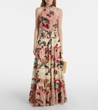 Camilla Notes From The Road printed silk top