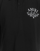 Amiri Mens Polo shirt in Black