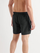 adidas Originals - Logo-Print Recycled Shell Swim Shorts - Black