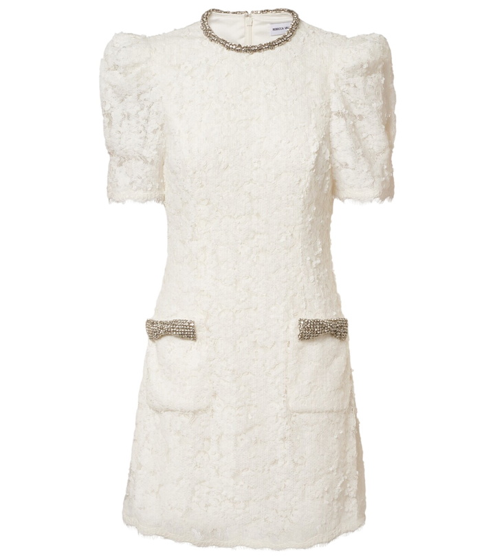 Photo: Rebecca Vallance Bridal Dillon embellished lace minidress
