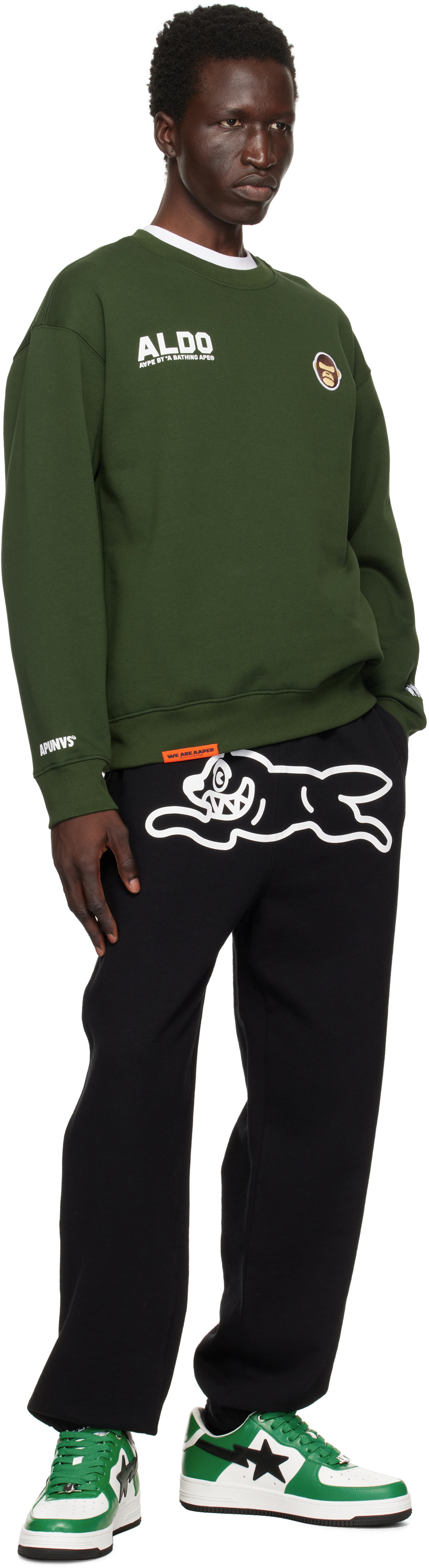 【AAPE】A BATHING APE AAPER UNVS ALDOパイルロゴ Attitude, Inc.