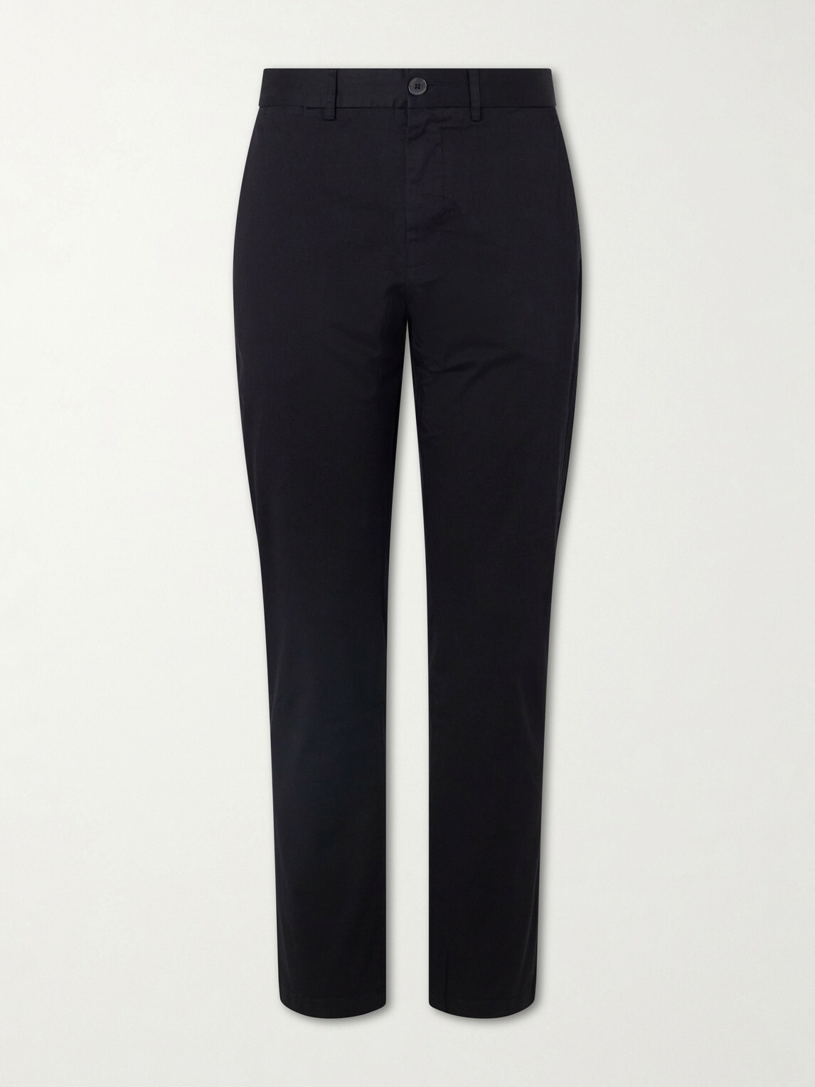 Onia - Straight-Leg Cotton-Blend Trousers - Black