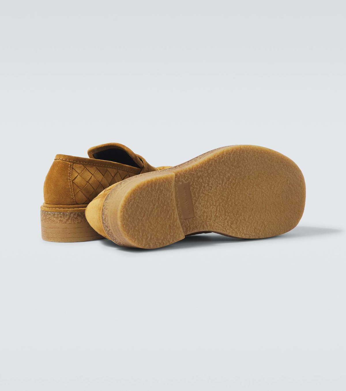 Bottega Veneta Haddock Intrecciato suede loafers Bottega Veneta
