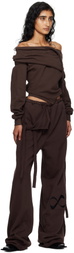 Ottolinger Brown Otto Wrap Sweatpants