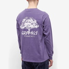Gramicci Men's Long Sleeve Preserve It T-Shirt in Purple Pigment