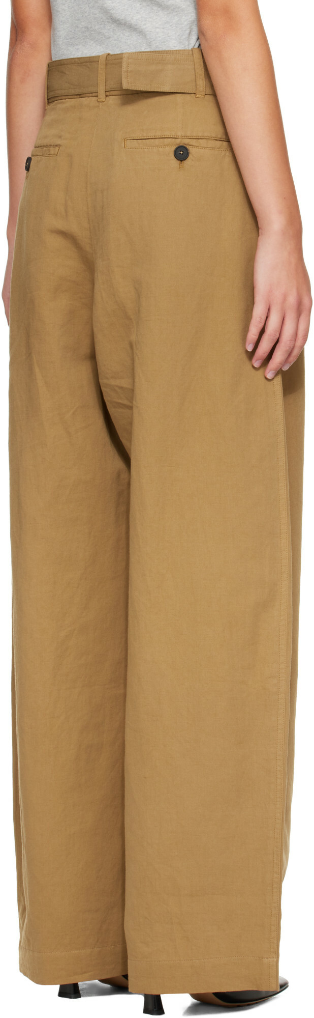 Studio Nicholson Tan Chatto Trousers