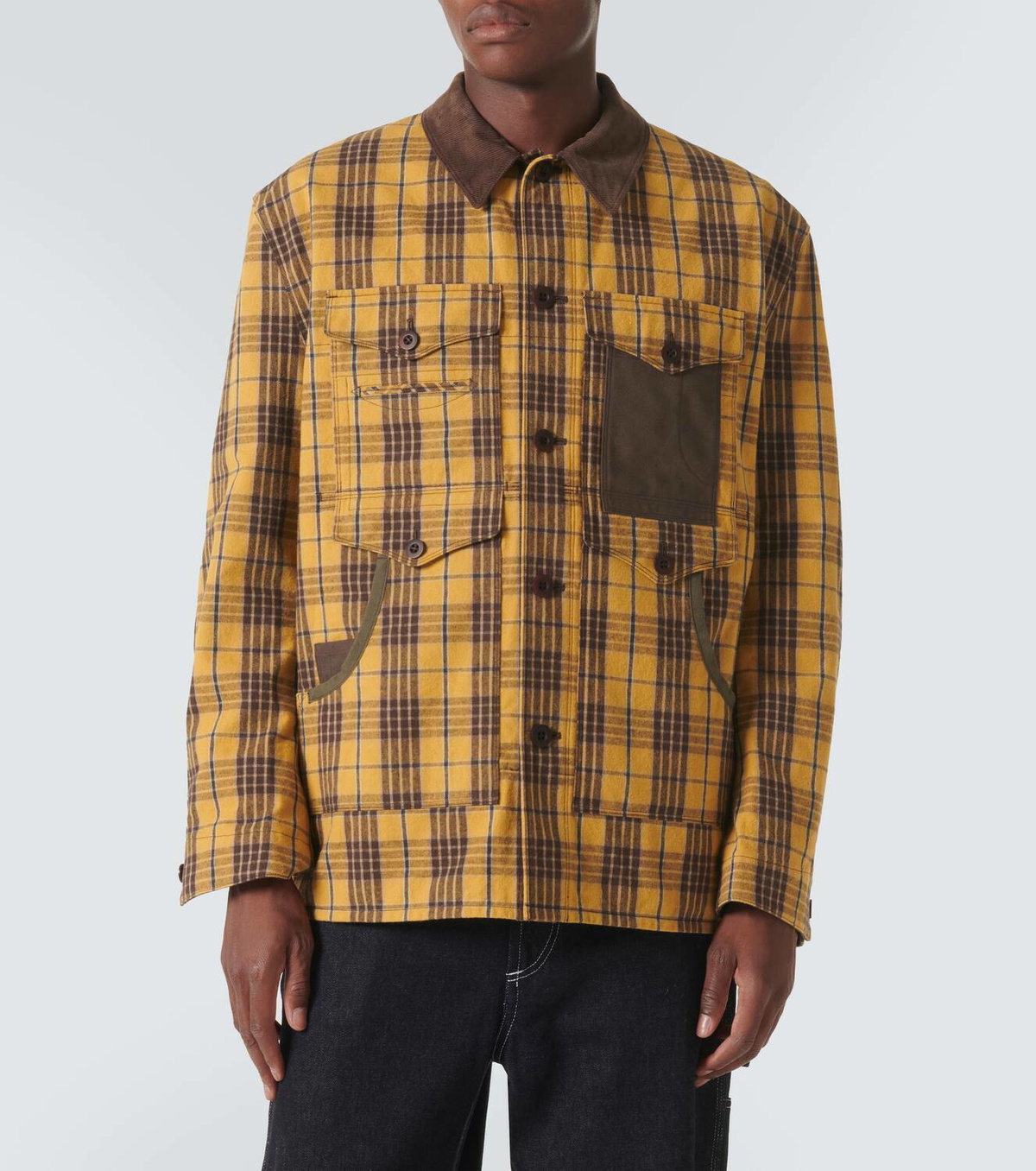 Junya Watanabe Checked cotton flannel jacket Junya Watanabe