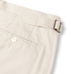 Thom Sweeney - Slim-Fit Cotton-Gabardine Trousers - Beige