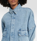 The Frankie Shop Dallas oversized denim shirt