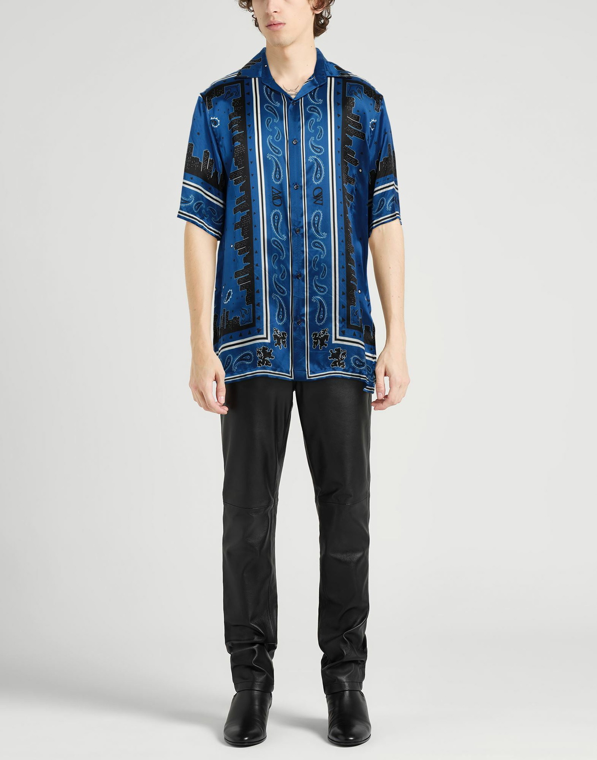 Off-white Mens Shirt Bright in Blue