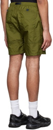 Gramicci Green Nylon Shorts