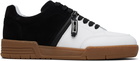Moschino Black & White Streetball Sneakers