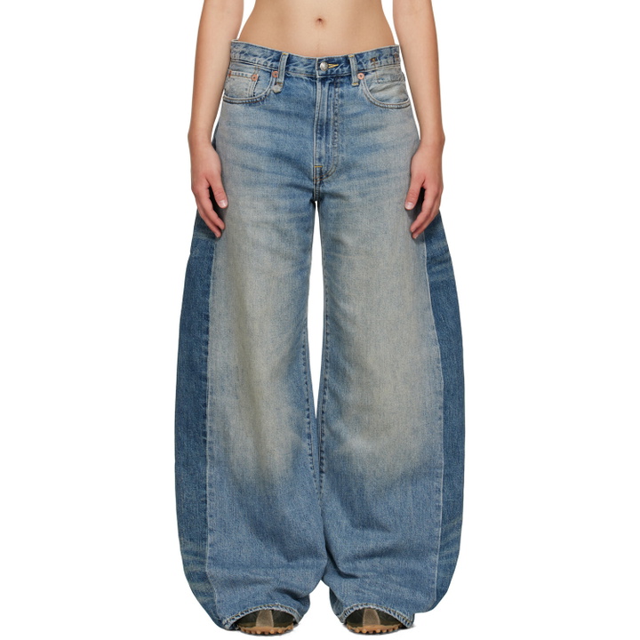 Photo: R13 Blue Insert D'Arcy Loose Jeans