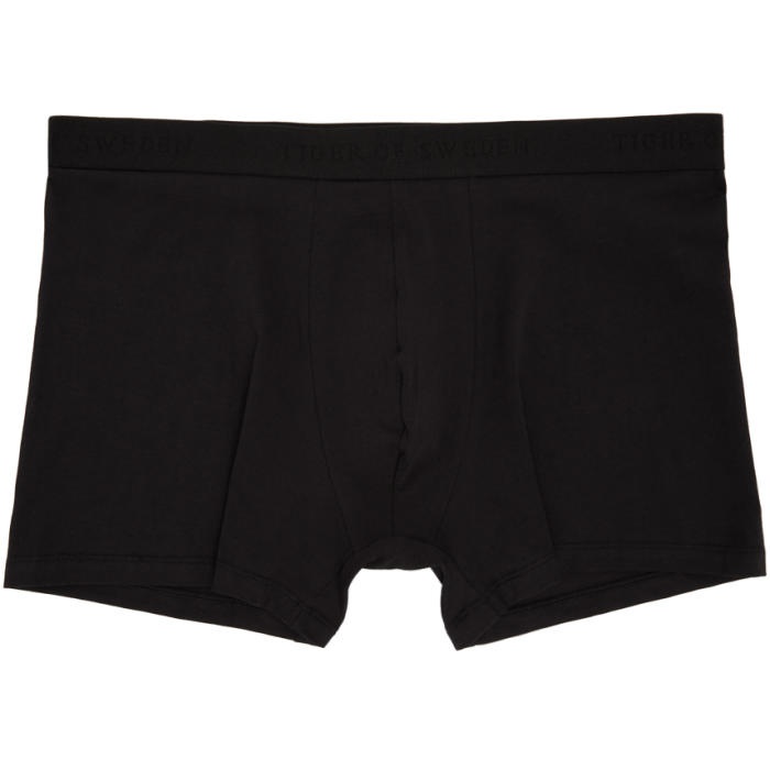 Photo: Tiger of Sweden Three-Pack Black Ohlson Boxer Briefs