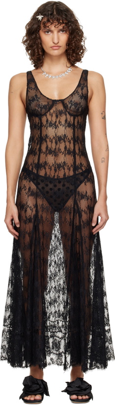 Photo: Collina Strada Black Pamela Maxi Dress