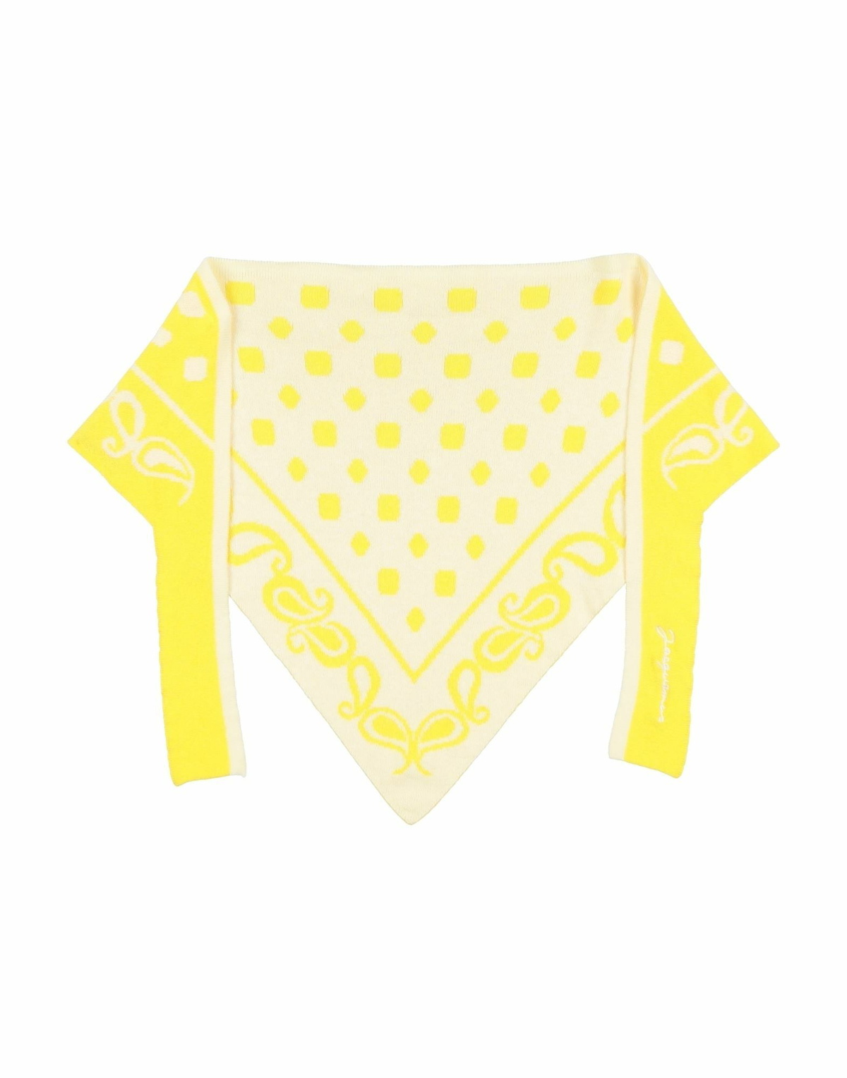 Jacquemus Womens Scarf in Yellow
