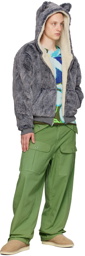Sky High Farm Workwear Green Relaxed-Fit Cargo Pants