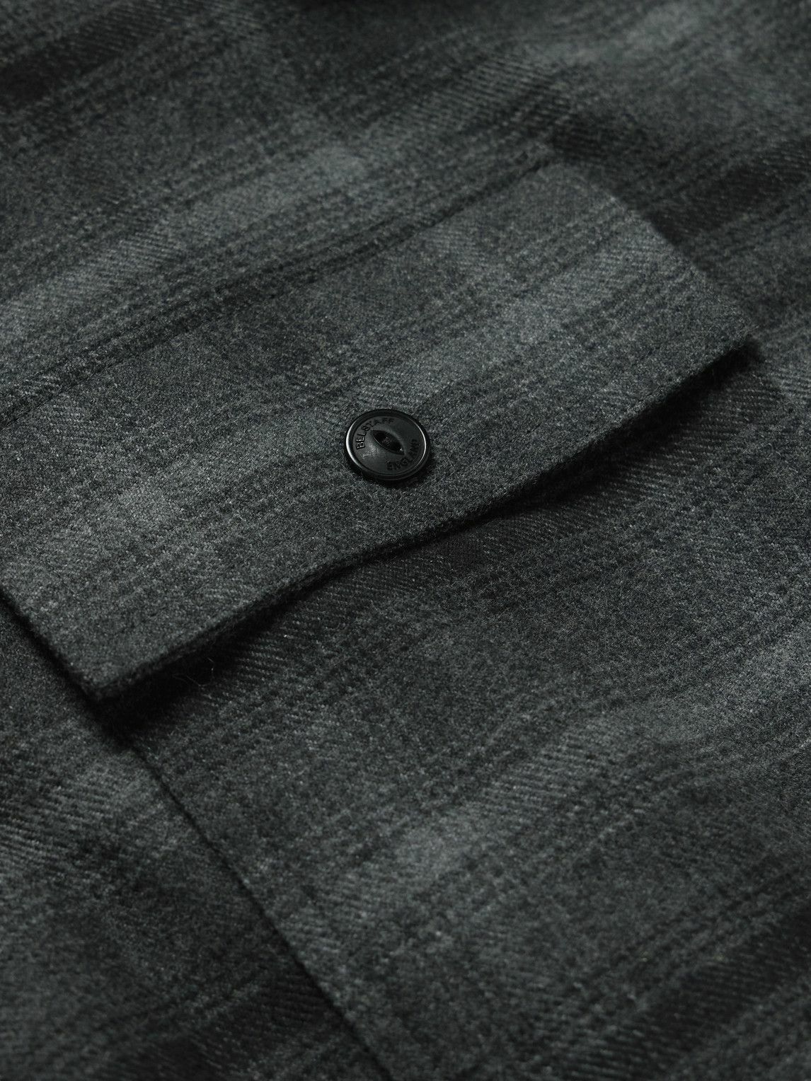 Belstaff - Fallgate Checked Cotton-Flannel Shirt - Gray