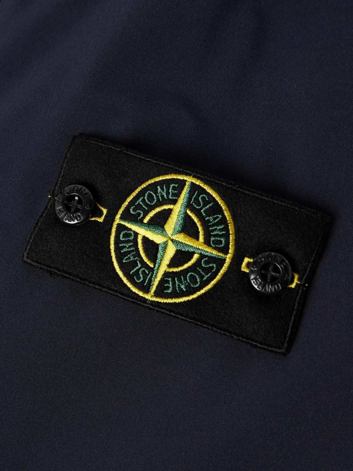 Stone Island - Logo-Appliquéd SHELL-R_e.dye® PrimaLoft® Coat - Blue