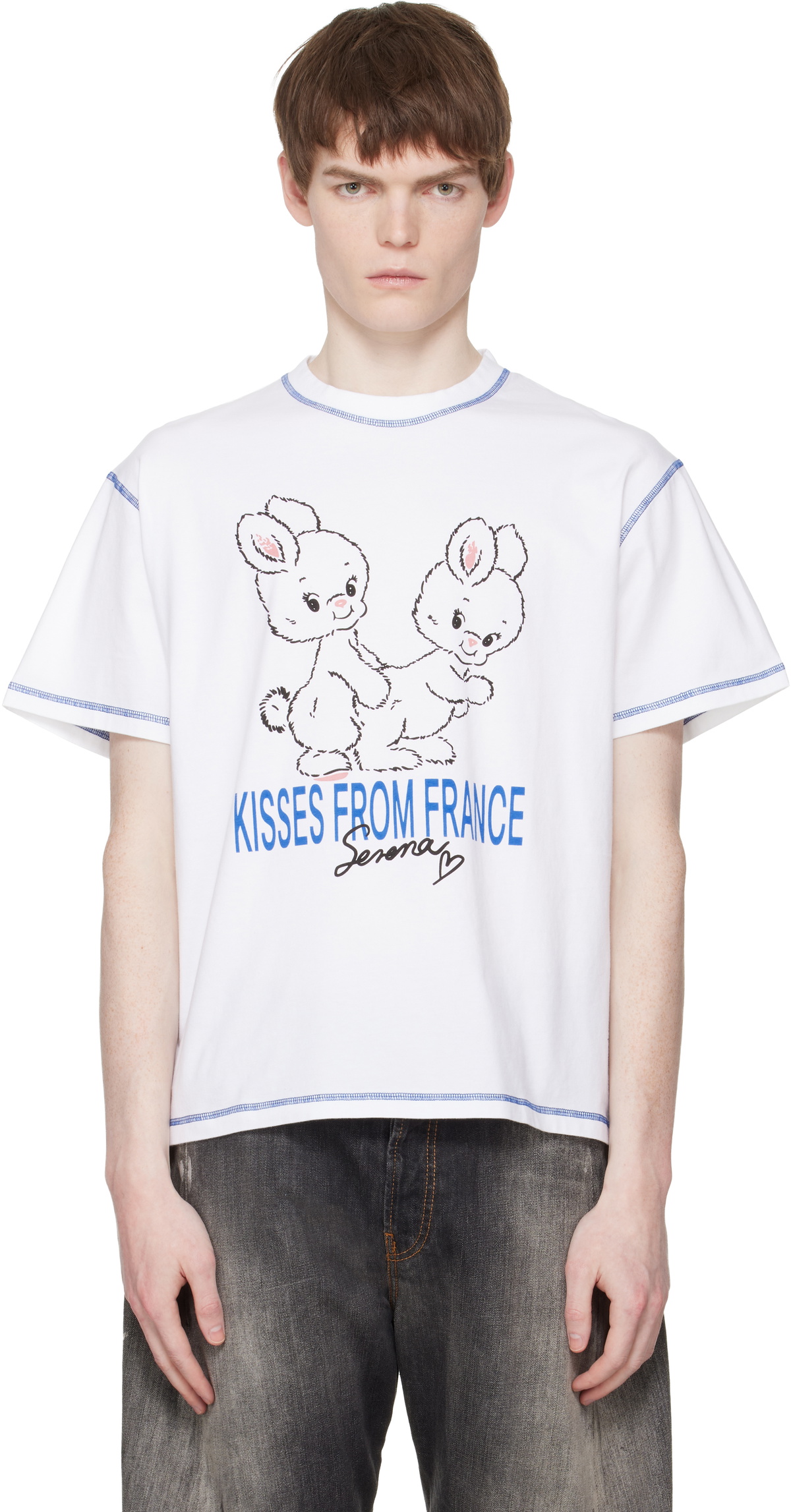 Carne Bollente White 'XOXO, Serena' T-shirt