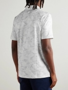 G/FORE - Icon Camouflage-Print Tech-Jersey Golf Polo Shirt - Gray