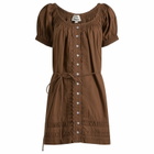 Damson Madder Women's Jayne Mini Dress in Choc