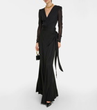 Diane von Furstenberg Krisa satin maxi skirt