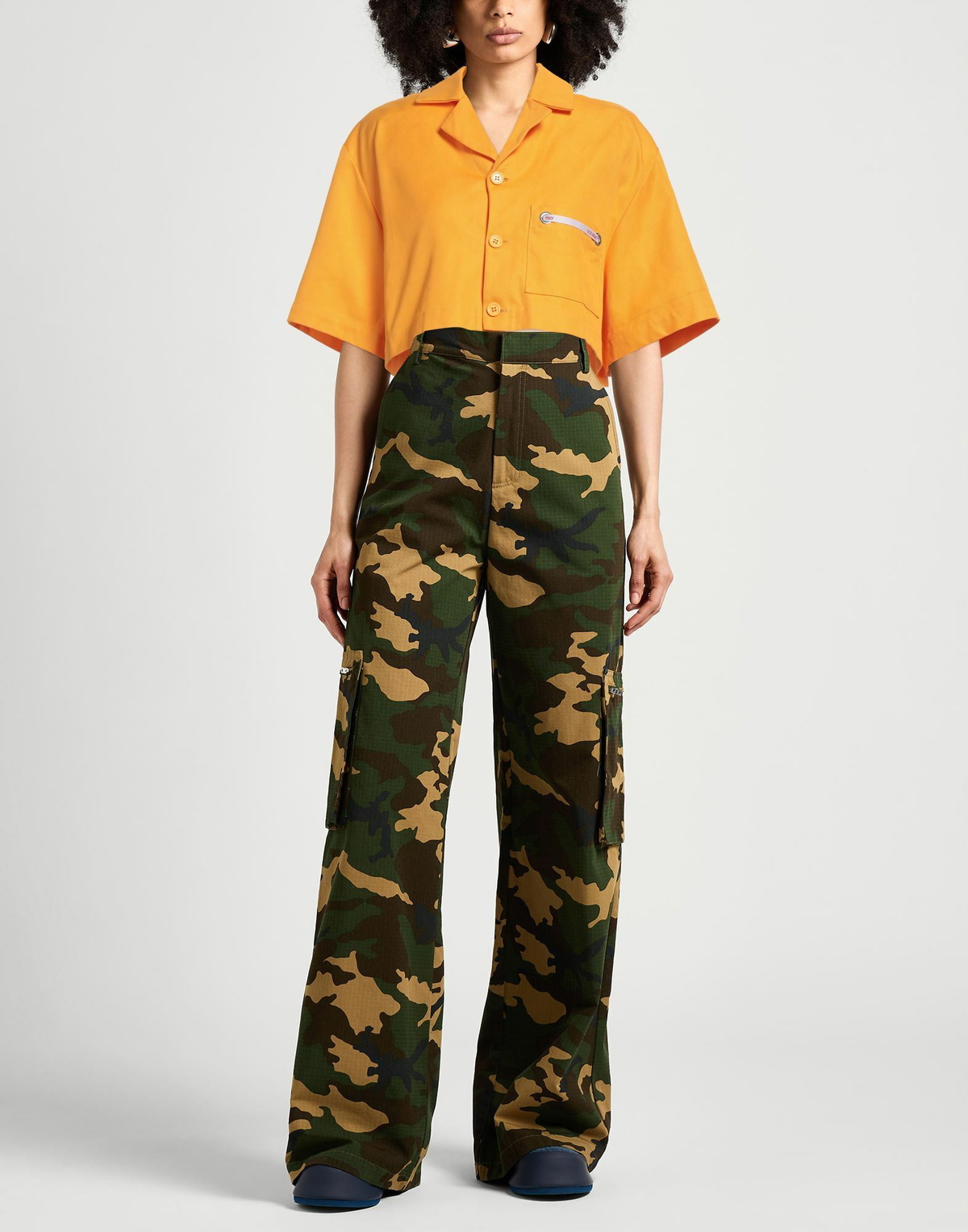 Gcds Womens Shirt in Mandarin