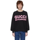 Gucci Black Gucci Sexiness Sweatshirt