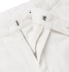 Brunello Cucinelli - Slim-Fit Cotton-Gabardine Trousers - White