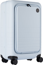 Monos Blue Carry-On Pro Plus Suitcase