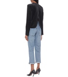 Rta - Freddie metallic velour top