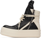 Rick Owens Black Porterville Mega Bumper Geobasket Sneakers