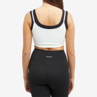 P.E Nation Women's Podium Double Layer Bralette Top in Optic White