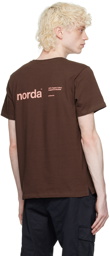 Norda Brown Printed T-Shirt