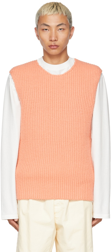 Photo: Jil Sander Pink Wool Sweater