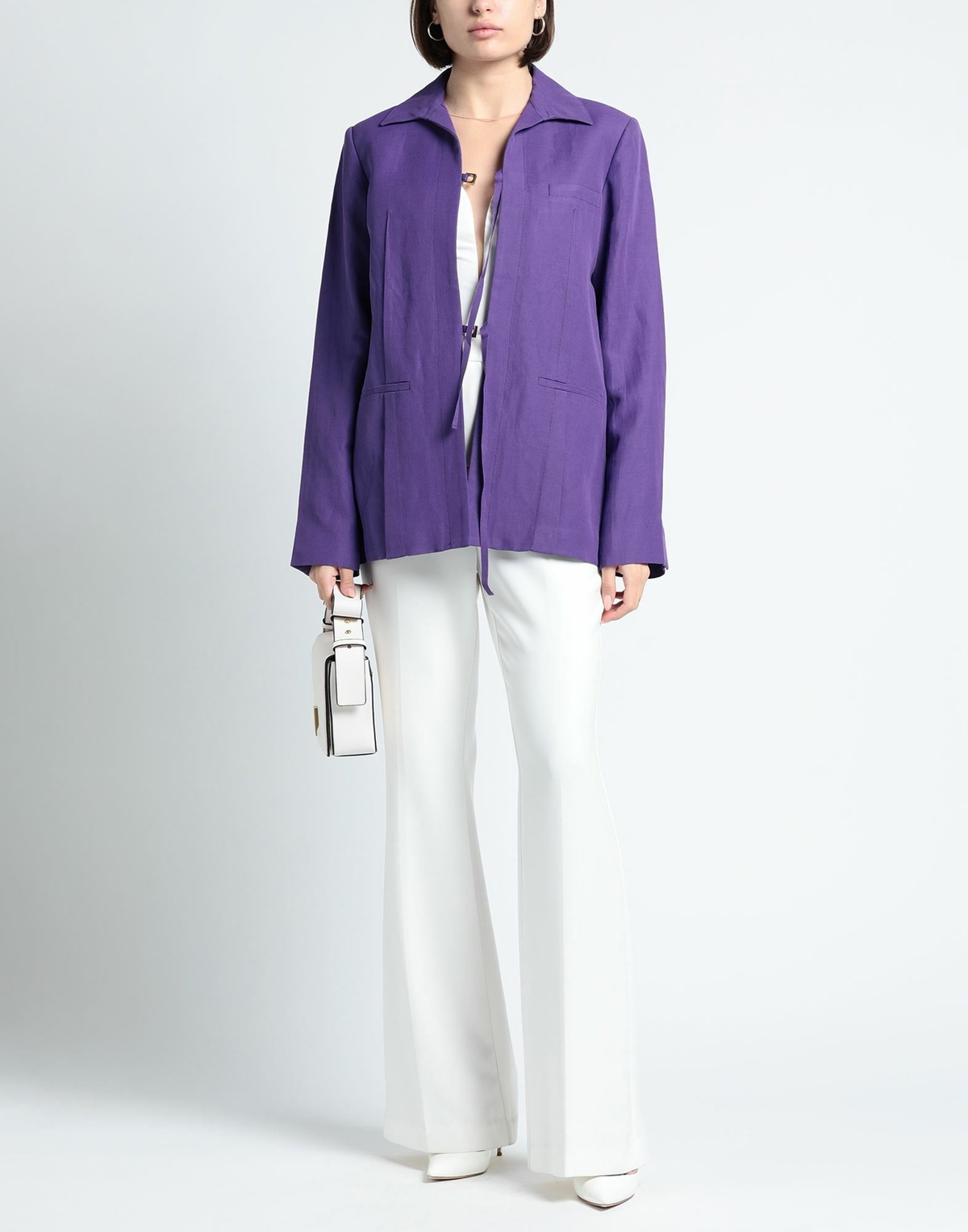 Jacquemus Womens Blazer in Purple