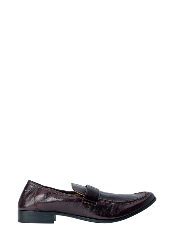 Photo: MM6 Maison Margiela Brushed Leather Loafers