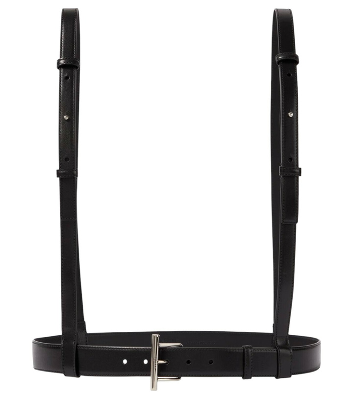 Photo: McQueen T-Bar Harness leather belt