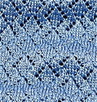Ermenegildo Zegna - 7cm Reversible Knitted Silk Tie - Men - Blue