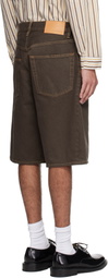 Sunflower Brown Wide Twist Shorts