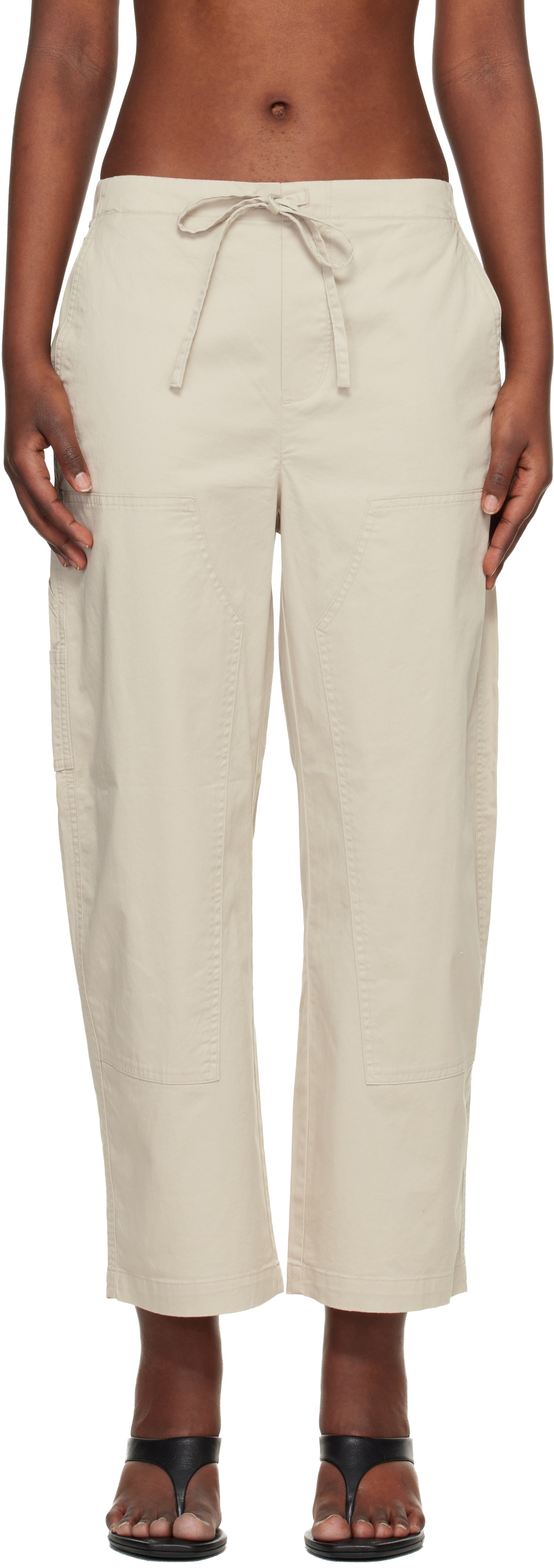 rag & bone Off-White Jolie Carpenter Lounge Pants