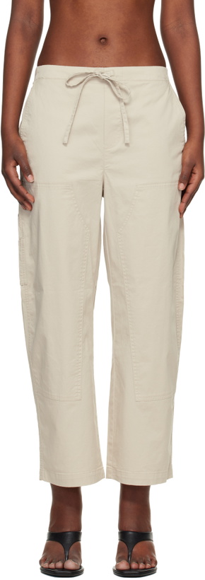 Photo: rag & bone Off-White Jolie Carpenter Lounge Pants