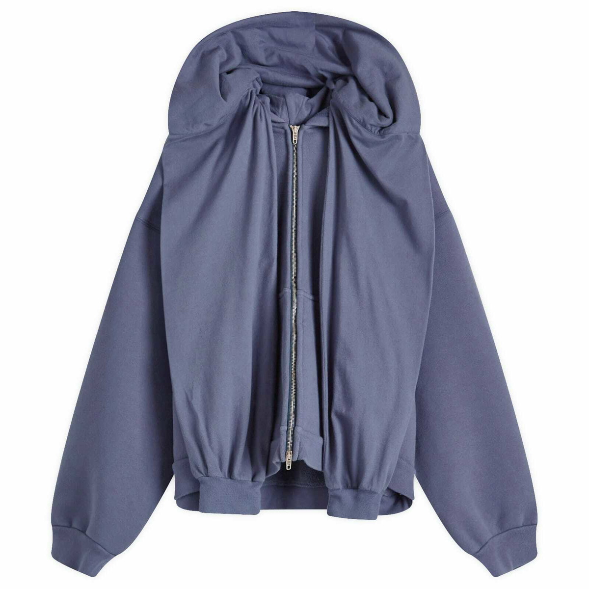 Balenciaga Men's Incognito Hoodie in Washed Blue Balenciaga Balenciaga Men's Incognito Hoodie in Washed Blue Balenciaga
